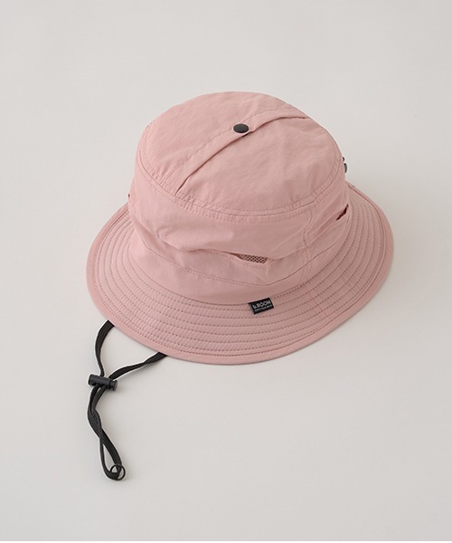 b・ROOM（ビールーム）の「【撥水加工】小さく収納できるハット（ハット・キッズ・ピンク/ターコイズブルー/グリーン/ラベンダー/プラム/チャコール/ライム/キャメル/ベージュ/ライトブルー・54cm/52cm）」の10枚目の写真