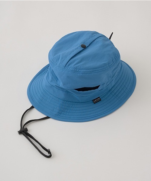 b・ROOM（ビールーム）の「【撥水加工】小さく収納できるハット（ハット・キッズ・ピンク/ターコイズブルー/グリーン/ラベンダー/プラム/チャコール/ライム/キャメル/ベージュ/ライトブルー・54cm/52cm）」の6枚目の写真