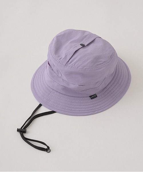 b・ROOM（ビールーム）の「【撥水加工】小さく収納できるハット（ハット・キッズ・ピンク/ターコイズブルー/グリーン/ラベンダー/プラム/チャコール/ライム/キャメル/ベージュ/ライトブルー・54cm/52cm）」の14枚目の写真