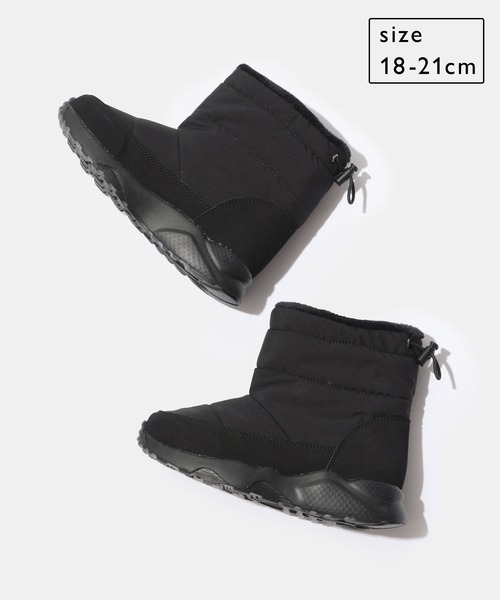 ROPE' PICNIC（ロペピクニック）の「【KIDS】撥水加工キルティングブーツ（ブーツ・キッズ・ブラック/ベージュ・20/19/18/21）」の2枚目の写真