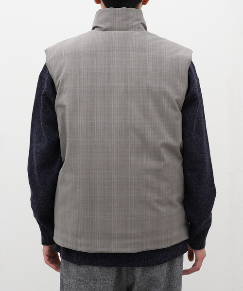 EDIFICE LA BOUCLE（エディフィスラブークル）の「【LA BOUCLE / ラブ―クル】Padded T/W ベスト（その他アウター・メンズ・グレー/ブラウン・2/3）」の6枚目の写真