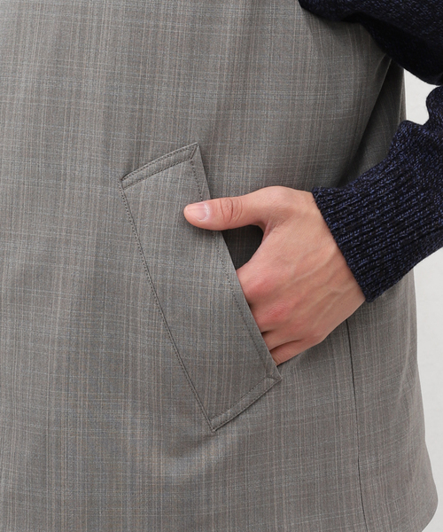 EDIFICE LA BOUCLE（エディフィスラブークル）の「【LA BOUCLE / ラブ―クル】Padded T/W ベスト（その他アウター・メンズ・グレー/ブラウン・2/3）」の11枚目の写真