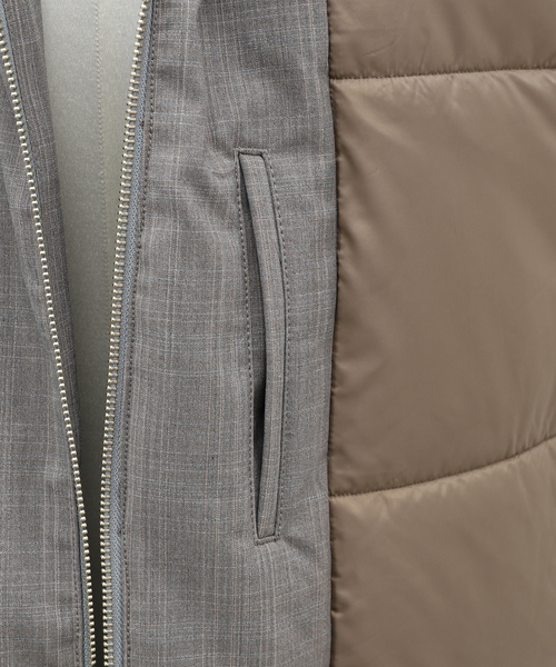 EDIFICE LA BOUCLE（エディフィスラブークル）の「【LA BOUCLE / ラブ―クル】Padded T/W ベスト（その他アウター・メンズ・グレー/ブラウン・2/3）」の15枚目の写真