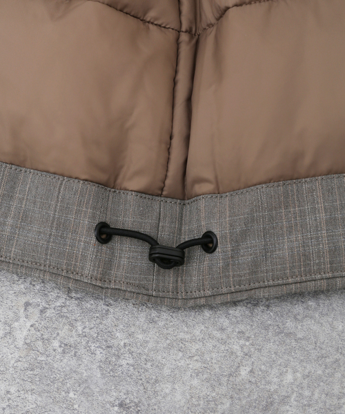 EDIFICE LA BOUCLE（エディフィスラブークル）の「【LA BOUCLE / ラブ―クル】Padded T/W ベスト（その他アウター・メンズ・グレー/ブラウン・2/3）」の17枚目の写真