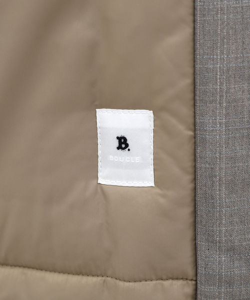 EDIFICE LA BOUCLE（エディフィスラブークル）の「【LA BOUCLE / ラブ―クル】Padded T/W ベスト（その他アウター・メンズ・グレー/ブラウン・2/3）」の18枚目の写真