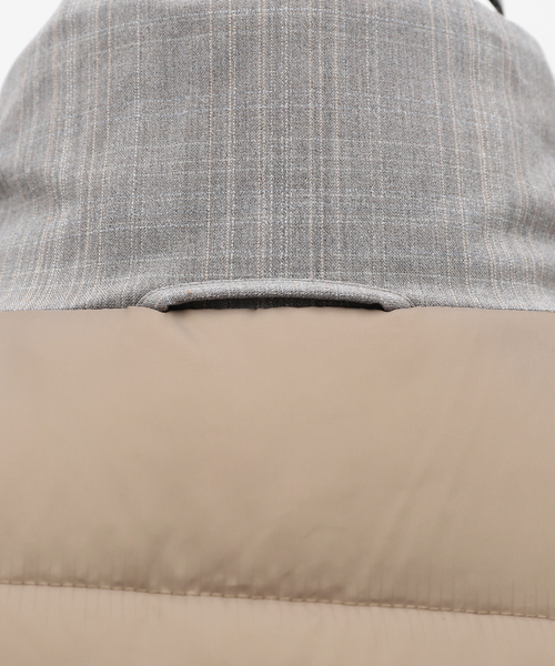 EDIFICE LA BOUCLE（エディフィスラブークル）の「【LA BOUCLE / ラブ―クル】Padded T/W ベスト（その他アウター・メンズ・グレー/ブラウン・2/3）」の19枚目の写真