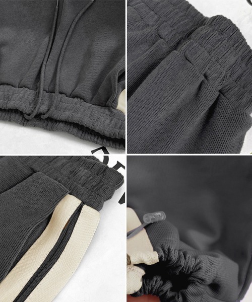 Miniministore（ミニミニストア）の「サイドラインスウェットパンツ レディース（スウェットパンツ・レディース・ブラック/ダークグレー/ブルー/ブラウン/ライトブラウン/ラベンダー/ピンク・M/S）」の10枚目の写真