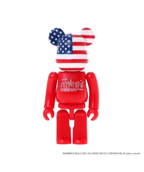 Manhattan Portage(マンハッタンポーテージ)の「Washington SQ Backpack 2 w/ BE@RBRICK 2023(バックパック/リュック・メンズ・ブラック・MEDIUM)」の14枚目の写真