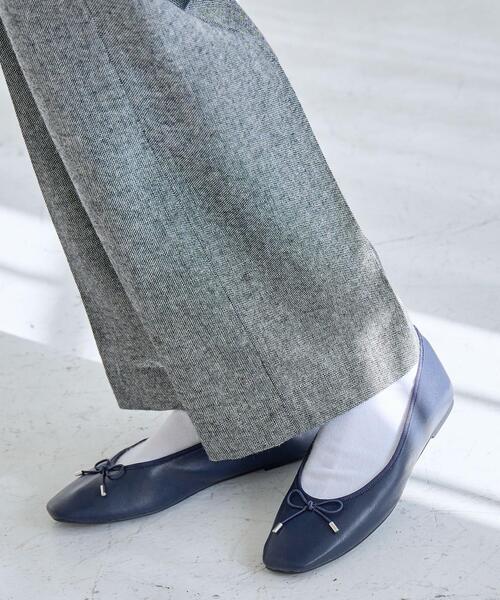 coen（コーエン）の「やみつきバレエシューズ（バレエシューズ・レディース・ホワイト/ブラック/ネイビー/シルバー・23cm/23.5cm/24cm/24.5cm）」の20枚目の写真