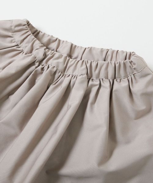 devirock(デビロック)の「ふわっと広がる ボリュームギャザー ミニ丈スカッツ(スカート・キッズ・ブラック/サックスブルー/グレー系1/ピンク系3/パープル系3/アイボリー/ライラック/ブルー系・150cm/140cm/130cm/120cm/110cm/100cm/90cm/80cm/160cm)」の15枚目の写真