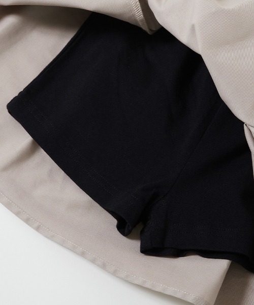 devirock(デビロック)の「ふわっと広がる ボリュームギャザー ミニ丈スカッツ(スカート・キッズ・ブラック/サックスブルー/グレー系1/ピンク系3/パープル系3/アイボリー/ライラック/ブルー系・150cm/140cm/130cm/120cm/110cm/100cm/90cm/80cm/160cm)」の17枚目の写真