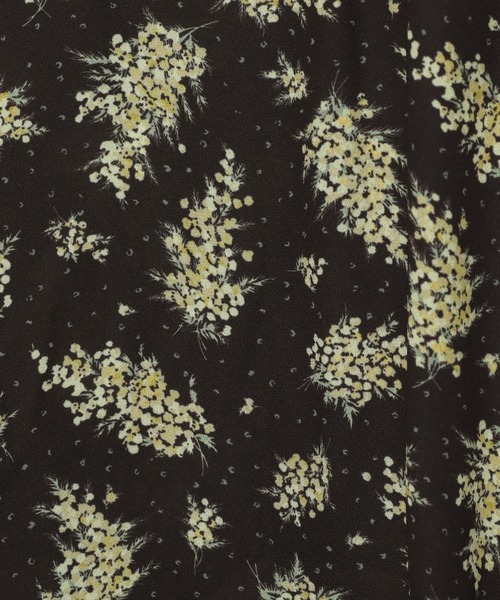 mysty woman(ミスティウーマン)の「ミモザ柄スカート 104212(スカート・レディース・ブラック/イエロー/ブルー・FREE)」の10枚目の写真