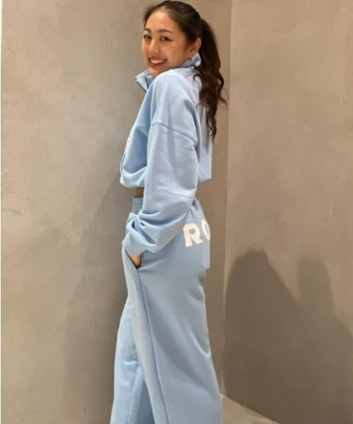 ROXY（ロキシー）の「PLANET RING ZIP/ロキシーショートレングスワンポイントブランドロゴスタンドブルゾン（スウェット・レディース・ホワイト/ブラック/グレー/ミント・SMALL/MEDIUM/LARGE）」の15枚目の写真