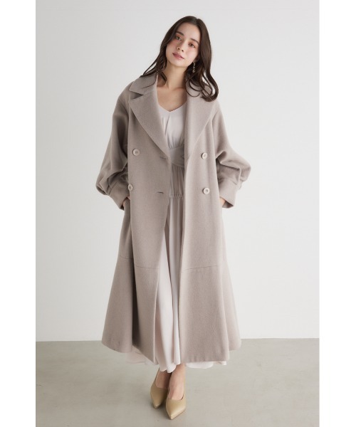 rienda（リエンダ）の「マーメイドドレスウールミックスコート