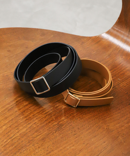 JOURNAL STANDARD relume（ジャーナルスタンダード　レリューム）の「【LEFIJE/レフィエ】スクエアベルト（ベルト・レディース・キャメル/ブラック・FREE）」の4枚目の写真
