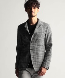 NICOLE CLUB FOR MEN | 先染ガムストレッチスタンドカラーカヴァーオールジャケット(パーカー)