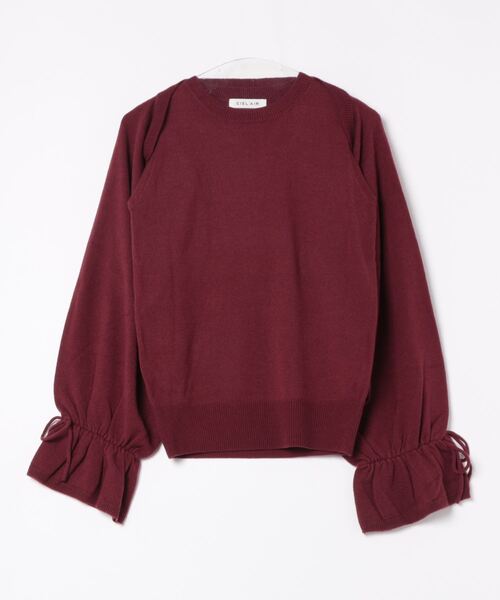 CIEL'AIR（シエルエアー）の「Knit No Sleeve&Bolero Twin Set（Tシャツ/カットソー・レディース・ブラック/キャメル・FREE）」の3枚目の写真