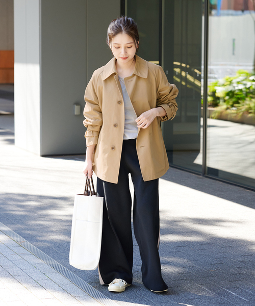 JOURNAL STANDARD 2024SS ミドル丈ステンカラーコート JOURNAL STANDARD（ジャーナルスタンダード）の「ミドル丈ステンカラー