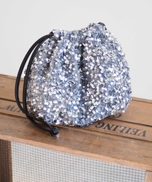 cepo | スパンコールキンチャクバッグ(ハンドバッグ)