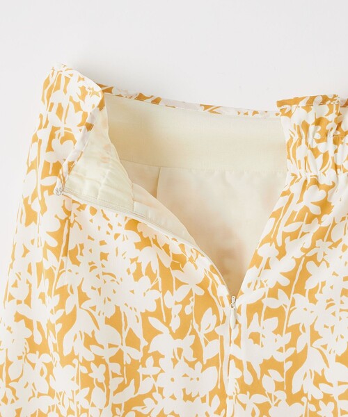 EMMEL REFINES（エメルリファインズ）の「＜EMMEL REFINES＞EM フラワープリント ギャザー フレアスカート（スカート・レディース・ライトブルー/イエロー・XS/S/M）」の12枚目の写真