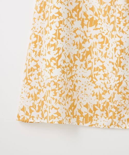 EMMEL REFINES（エメルリファインズ）の「＜EMMEL REFINES＞EM フラワープリント ギャザー フレアスカート（スカート・レディース・ライトブルー/イエロー・XS/S/M）」の15枚目の写真