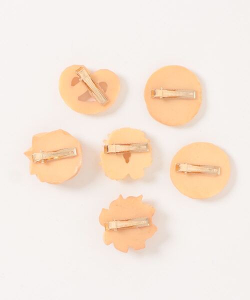 クッキー ヘアクリップ 6個set（ヘアピン）｜Port（ポート）の