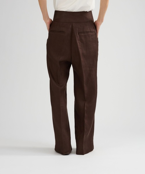 Chaos(カオス)/リネンヘリンボンストレートパンツ 【セットアップ可