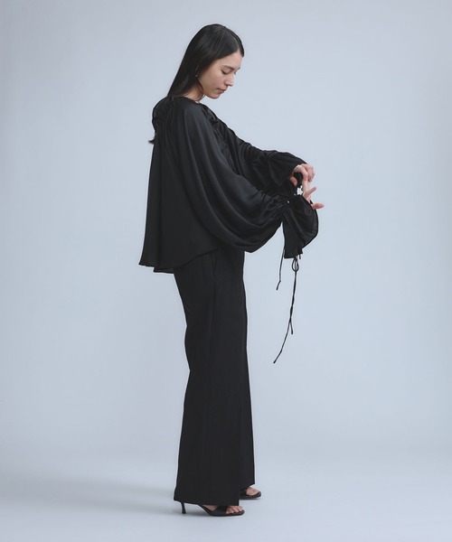 Chaos(カオス)/リネンヘリンボンストレートパンツ 【セットアップ可