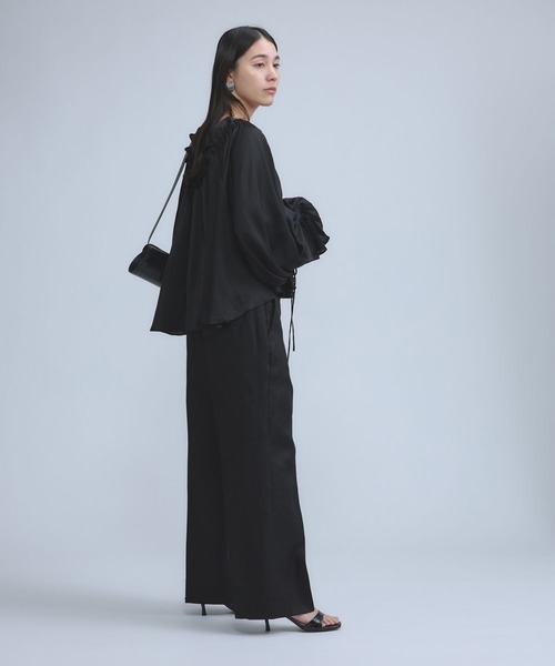 Chaos(カオス)/リネンヘリンボンストレートパンツ 【セットアップ可