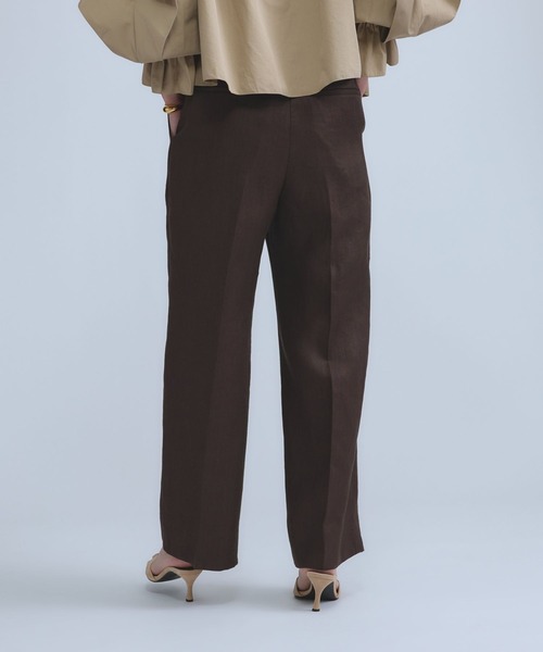 Chaos(カオス)/リネンヘリンボンストレートパンツ 【セットアップ可