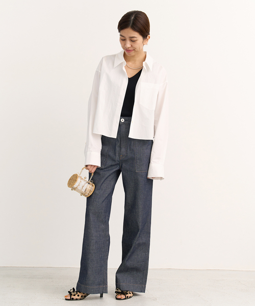 IENA（イエナ）の「【upper hights/アッパーハイツ】別注 THE COLIN ワンウォッシュデニム（デニムパンツ・レディース・ネイビー・25/24/23/22）」の19枚目の写真