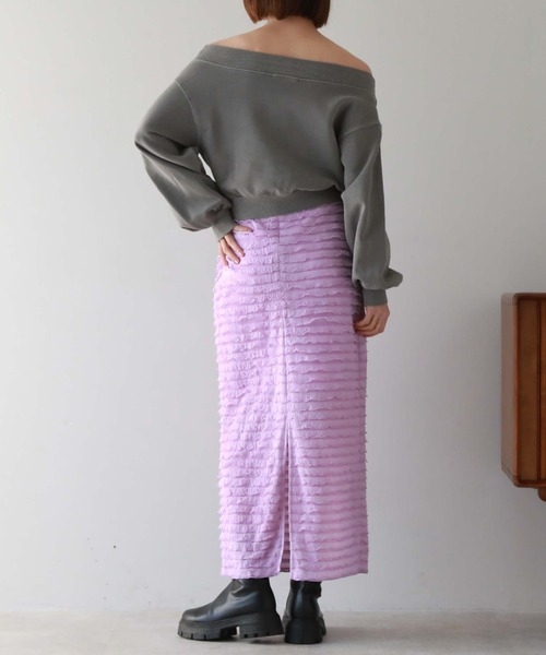 archives(アルシーヴ)の「オフショルピグメントプルオーバー(Tシャツ/カットソー・レディース・アイボリー/ブルー/ブラック/オレンジ・MEDIUM)」の18枚目の写真