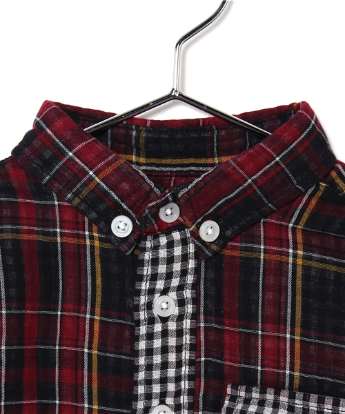 CIAOPANIC TYPY（チャオパニックティピー）の「ダブルガーゼボタンダウンシャツ（シャツ/ブラウス・キッズ・ホワイト/その他20・135/105/95/125/115）」の4枚目の写真