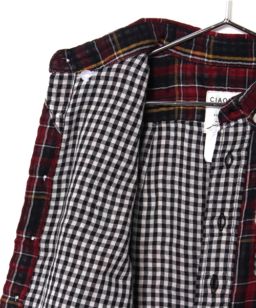 CIAOPANIC TYPY（チャオパニックティピー）の「ダブルガーゼボタンダウンシャツ（シャツ/ブラウス・キッズ・ホワイト/その他20・135/105/95/125/115）」の7枚目の写真