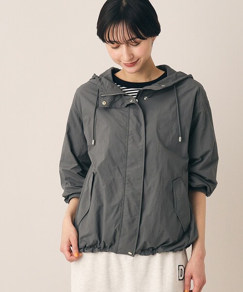 【セール】【洗える】ドロストブルゾン（S～L）（ブルゾン）｜Dessin（デッサン）