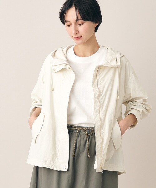 【セール】【洗える】ドロストブルゾン（S～L）（ブルゾン）｜Dessin（デッサン）