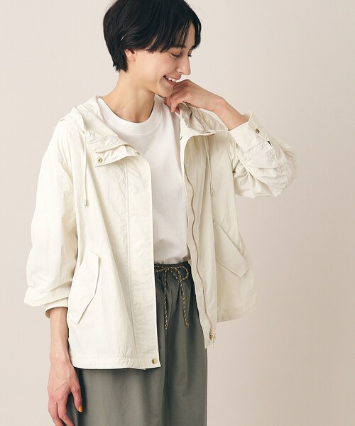 【セール】【洗える】ドロストブルゾン（S～L）（ブルゾン）｜Dessin（デッサン）