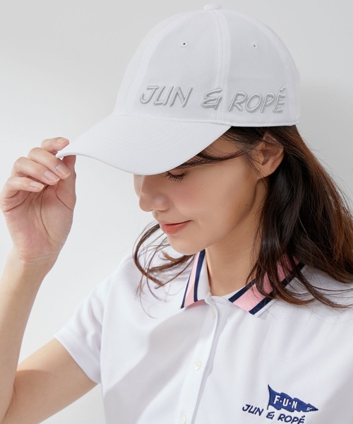 JUN&ROPE'（ジュンアンドロペ）の「POPモチーフキャップ（キャップ・レディース・ホワイト/ブラック・FREE）」の12枚目の写真
