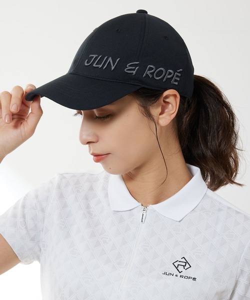 JUN&ROPE'（ジュンアンドロペ）の「POPモチーフキャップ（キャップ・レディース・ホワイト/ブラック・FREE）」の14枚目の写真