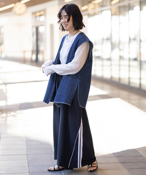 LEPSIM（レプシィム）の「トラックスカーチョ　992015（その他パンツ・レディース・ブラック/グレー/ネイビー・FREE）」の4枚目の写真