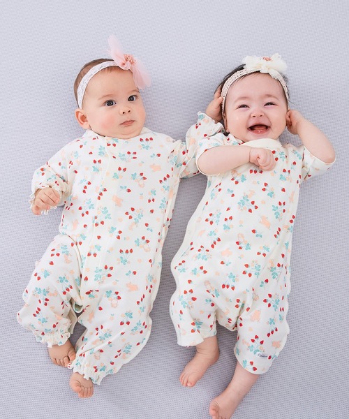 ワンタッチツーウェイオール（いちご）（その他ベビーウェア