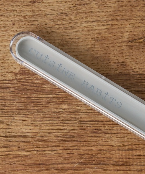 CUISINE HABITS（クイジーヌハビッツ）の「クイジーヌハビッツ ランチ箸セット 18cm（お弁当箱・レディース・グレー/ベージュ・0）」の6枚目の写真