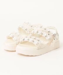 ☆17,270円タグ付　アンテプリマ　フラットシューズ　お花モチーフ　22cm ANTEPRIMA(アンテプリマ) 靴・シューズ(レディース) - ブランド通販のBUYMA