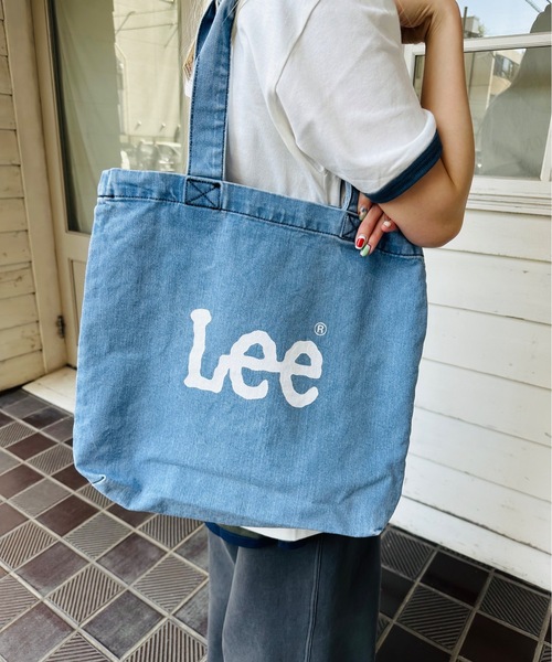 Lee(リー)の「LEE / DENIM TOTE BAG / LA0637(トートバッグ・レディース・ブルー系その他/インディゴブルー/ラベンダー/オレンジ/ブルー系その他2・ONESIZE)」の2枚目の写真