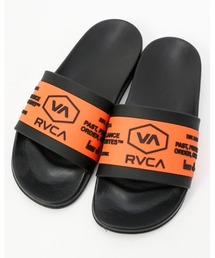 RVCA（ルーカ）の「RVCA レディース CHAINMAIL SHOWER SLIDE サンダル 【2024年春夏モデル】/ルーカシャワサン(シャワーサンダル）（サンダル）」