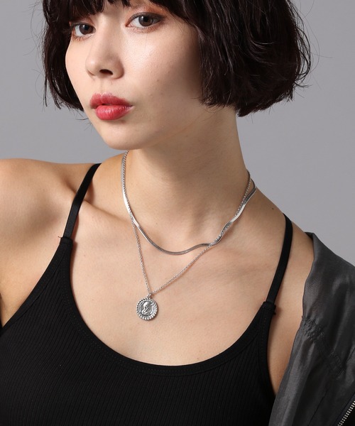 PAGEBOY(ページボーイ)の「コインレイヤードネックレス(ネックレス・レディース・シルバー/ゴールド・FREE)」の2枚目の写真