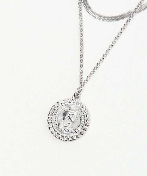 PAGEBOY(ページボーイ)の「コインレイヤードネックレス(ネックレス・レディース・シルバー/ゴールド・FREE)」の3枚目の写真