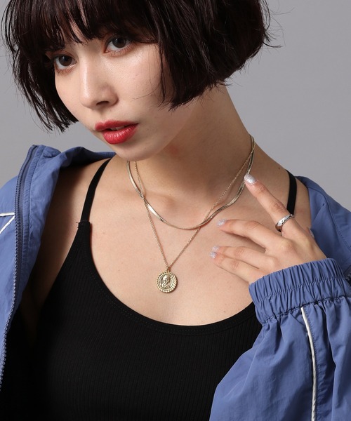 PAGEBOY(ページボーイ)の「コインレイヤードネックレス(ネックレス・レディース・シルバー/ゴールド・FREE)」の8枚目の写真