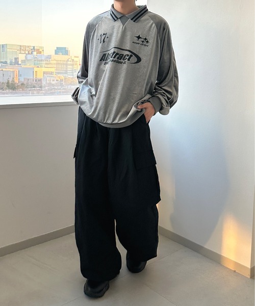 kutir(クティール)の「【M,L2サイズ展開】ワイドカーゴパンツ(カーゴパンツ・レディース・ブラック/グレイッシュベージュ/チャコールグレー・MEDIUM/LARGE)」の22枚目の写真