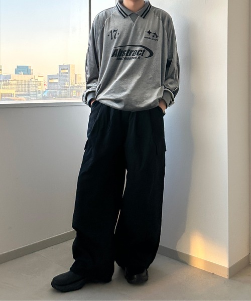 kutir(クティール)の「【M,L2サイズ展開】ワイドカーゴパンツ(カーゴパンツ・レディース・ブラック/グレイッシュベージュ/チャコールグレー・MEDIUM/LARGE)」の21枚目の写真